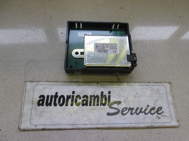 AMPLIFICATORE / CENTRALINA ANTENNA OEM N. A1698200475 ORIGINAL PART ESED MERCEDES CLASSE A W169 5P C169 3P (2004 - 04/2008) DIESEL 20  YEAR OF CONSTRUCTION 2008