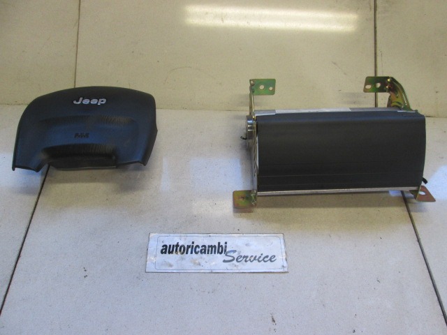 KIT COMPLETE AIRBAG OEM N.  ORIGINAL PART ESED JEEP GRAND CHEROKEE (1999 - 04/2005) DIESEL 27  YEAR OF CONSTRUCTION 2003