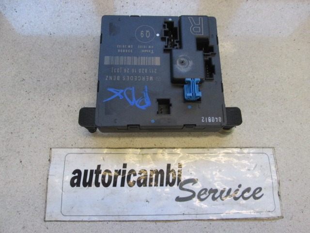 CONTROL OF THE FRONT DOOR OEM N. 2118201626 ORIGINAL PART ESED MERCEDES CLASSE E W211 BER/SW (03/2002 - 05/2006) DIESEL 32  YEAR OF CONSTRUCTION 2004