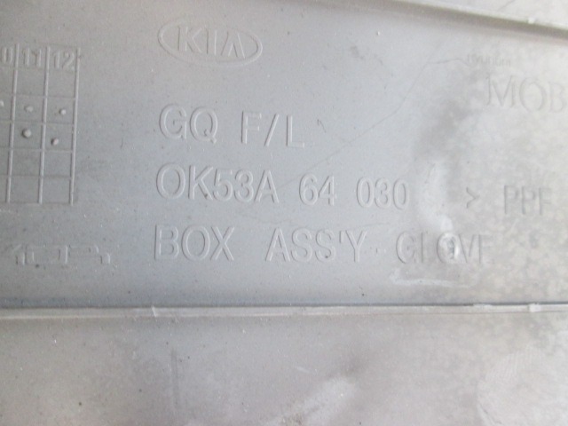 GLOVE BOX OEM N. 0K53A64030 ORIGINAL PART ESED KIA CARNIVAL MK1 (1998 - 2006)DIESEL 29  YEAR OF CONSTRUCTION 2003