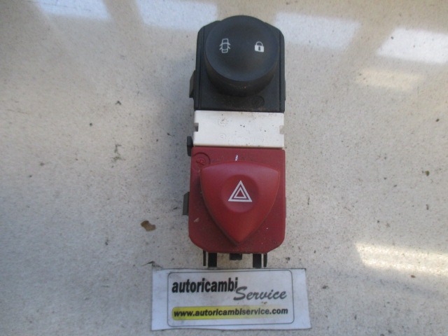 SWITCH HAZARD WARNING/CENTRAL LCKNG SYST OEM N.  ORIGINAL PART ESED RENAULT SCENIC/GRAND SCENIC (2003 - 2009) DIESEL 19  YEAR OF CONSTRUCTION 2003