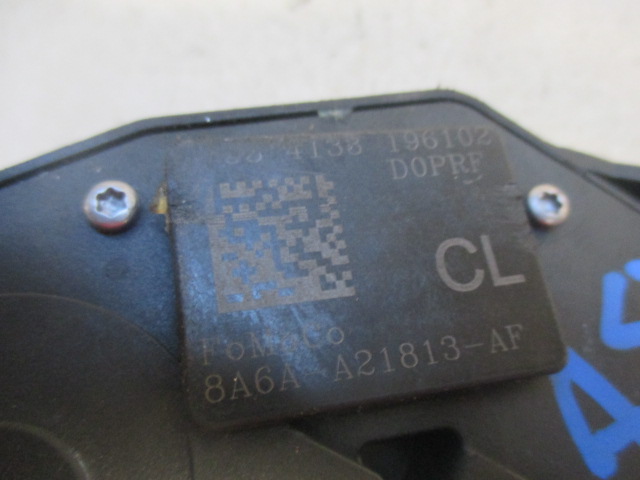 CENTRAL LOCKING OF THE FRONT LEFT DOOR OEM N. 8A6AA21813AF ORIGINAL PART ESED FORD FIESTA (09/2008 - 11/2012) DIESEL 16  YEAR OF CONSTRUCTION 2010