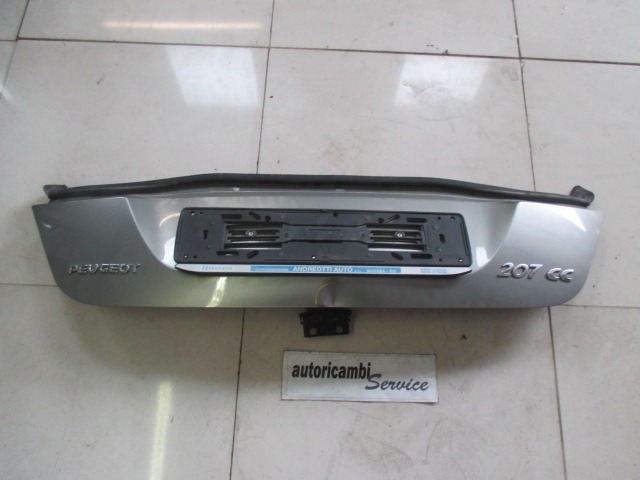 TRUNK LID OEM N. 860688 ORIGINAL PART ESED PEUGEOT 207 / 207 CC WA WC WK (2006 - 05/2009) DIESEL 16  YEAR OF CONSTRUCTION 2008