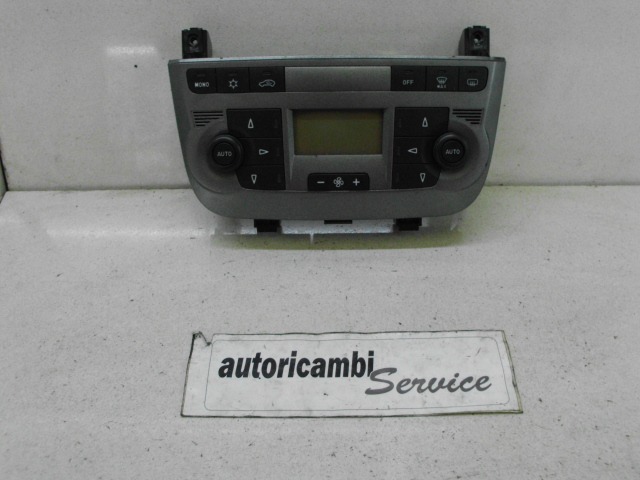 AIR CONDITIONING CONTROL UNIT / AUTOMATIC CLIMATE CONTROL OEM N. 735484241 ORIGINAL PART ESED FIAT GRANDE PUNTO 199 (2005 - 2012) BENZINA 14  YEAR OF CONSTRUCTION 2008