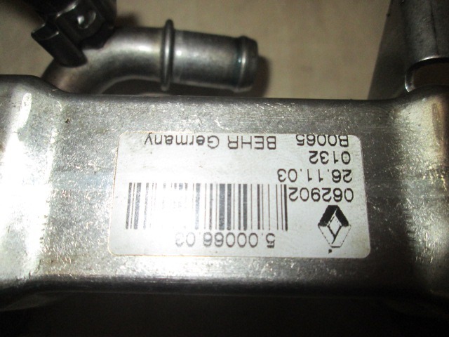 EXHAUST COOLER OEM N. 8200360566A ORIGINAL PART ESED RENAULT SCENIC/GRAND SCENIC (2003 - 2009) DIESEL 19  YEAR OF CONSTRUCTION 2003