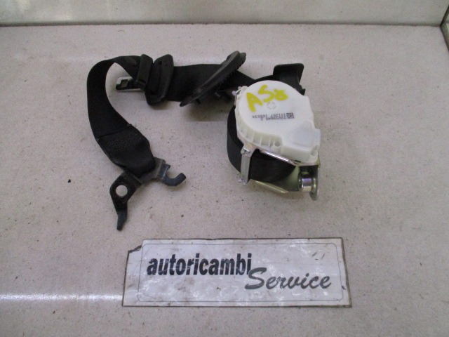 SEFETY BELT OEM N. BMW ORIGINAL PART ESED BMW SERIE 1 BER/COUPE/CABRIO E81/E82/E87/E88 LCI RESTYLING (2007 - 2013) DIESEL 20  YEAR OF CONSTRUCTION 2008