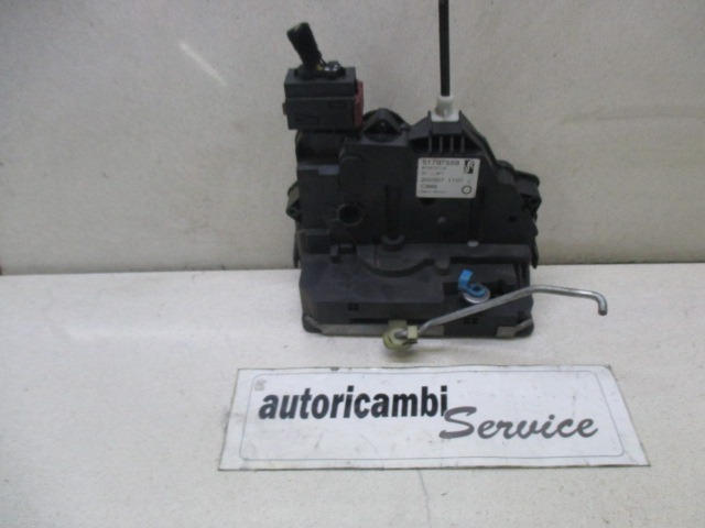 CENTRAL LOCKING OF THE RIGHT FRONT DOOR OEM N. 51797558 ORIGINAL PART ESED FIAT GRANDE PUNTO 199 (2005 - 2012) DIESEL 13  YEAR OF CONSTRUCTION 2007