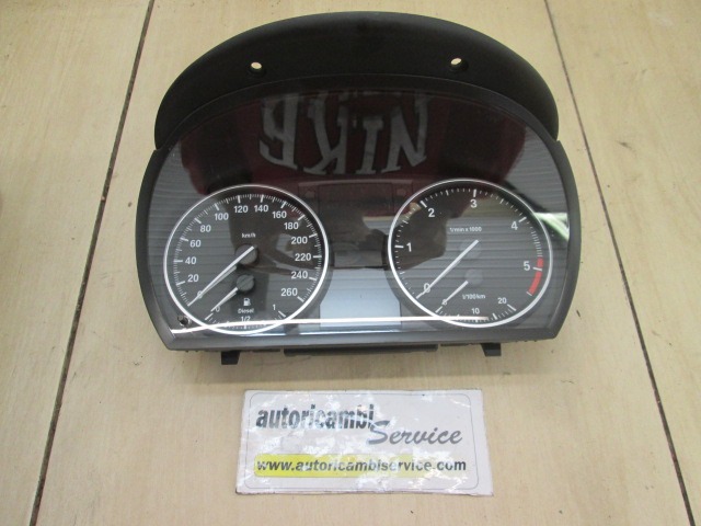 INSTRUMENT CLUSTER / INSTRUMENT CLUSTER OEM N. 470141419 ORIGINAL PART ESED BMW SERIE 3 BER/SW/COUPE/CABRIO E90/E91/E92/E93 LCI RESTYLING (09/2008 - 2012) DIESEL 20  YEAR OF CONSTRUCTION 2008