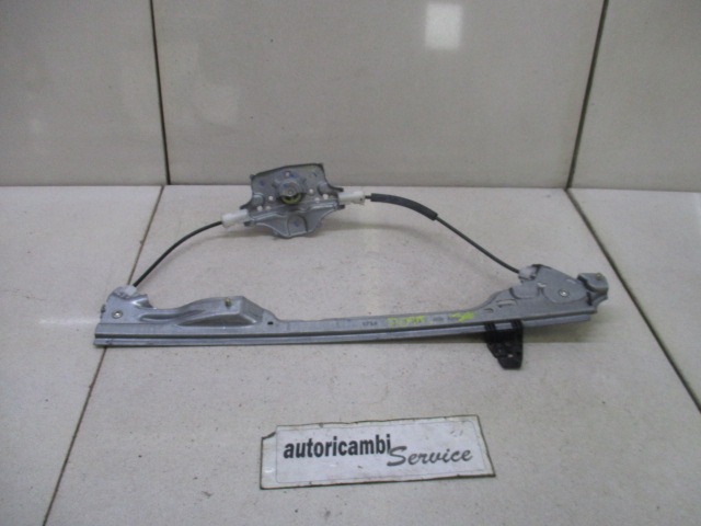 MANUAL REAR WINDOW LIFT SYSTEM OEM N. SISTEMA ORIGINAL PART ESED RENAULT MODUS (2004 - 2008) BENZINA 12  YEAR OF CONSTRUCTION 2005