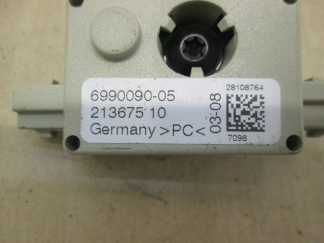 AMPLIFICATORE / CENTRALINA ANTENNA OEM N. 6990090-03 ORIGINAL PART ESED BMW SERIE 5 E60 E61 (2003 - 2010) DIESEL 30  YEAR OF CONSTRUCTION 2008