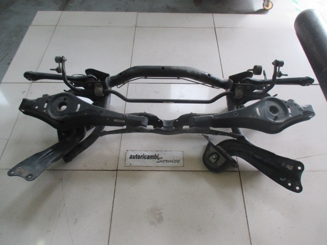 REAR AXLE BRIDGE ONLY WITH ARMS OEM N. 1K0505315BA ORIGINAL PART ESED AUDI A3 8P 8PA 8P1 (2003 - 2008)BENZINA 20  YEAR OF CONSTRUCTION 2005