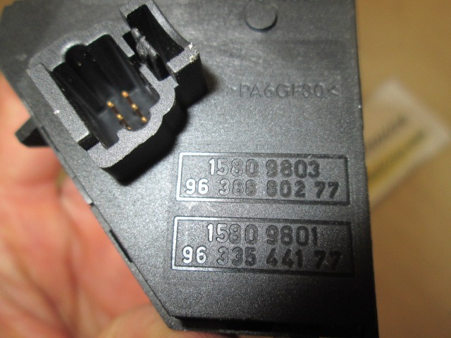 VARIOUS SWITCHES OEM N. 9638880277 ORIGINAL PART ESED PEUGEOT 607 (1999 - 2005) BENZINA 30  YEAR OF CONSTRUCTION 2002