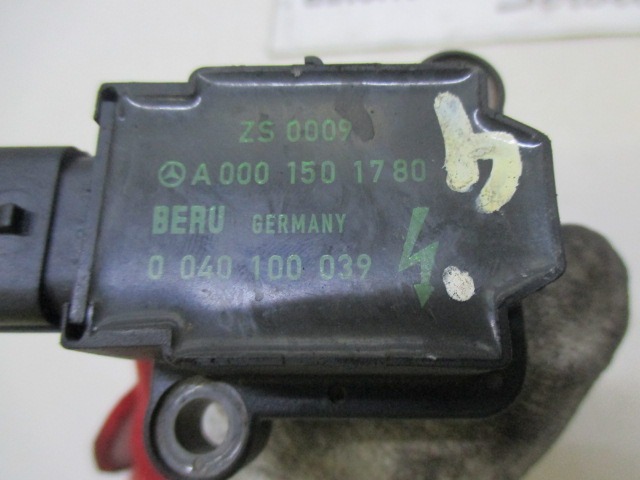 IGNITION COIL OEM N. A000150178 ORIGINAL PART ESED MERCEDES CLASSE CLK W208 C208 A208 COUPE/CABRIO (1997-2003) BENZINA 20  YEAR OF CONSTRUCTION 2000